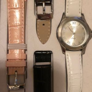 Invicta watch set with 4 band colors